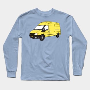 Delivery van illustration Long Sleeve T-Shirt